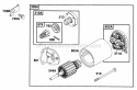 Page H Diagram and Parts List for 282707-0026-01  Briggs and Stratton Engine